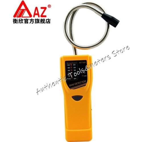 AZ7201 handheld methane / propane leak detector, combustible gas detector, alarm