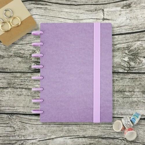 Craft Notebook Diary Book DIY Mushroom Hole Memo Pad Dot Grid Paper Binding Discs Graffiti Book Notepad Student Office Supplies