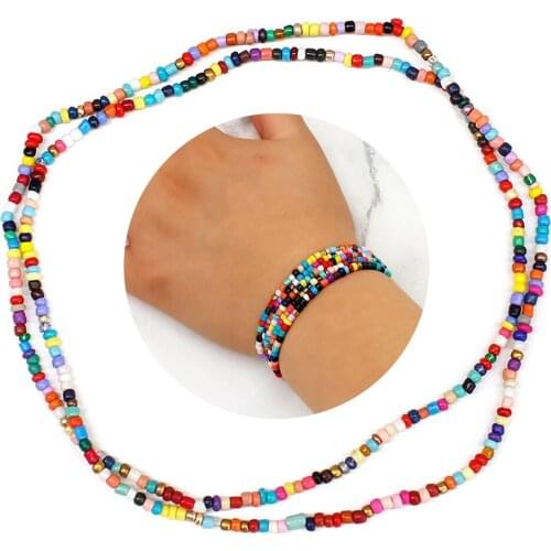 1PCS Waist Chain Multipurpose Beaded Bracelet Ankle Chain Belly Chain Waist Chain Women Leg Chain for Women Girls Jewelry