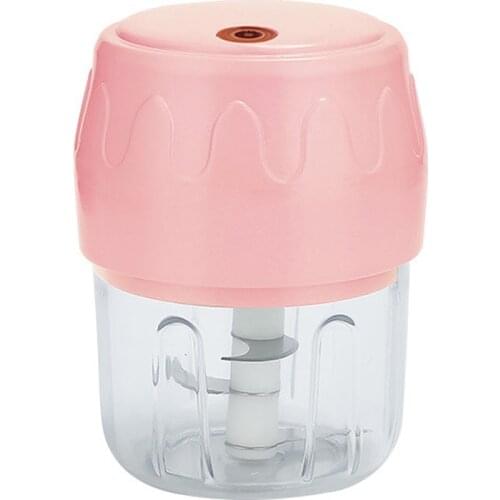 Electric Mini Garlic Chopper,Food Slicer&Chopper,Portable Garlic Blender for Pepper/Chili/Vegetable/Nuts Meat,White