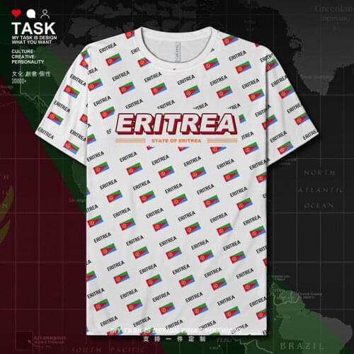 Eritrea Eritrean ERI ER Quick Dry t shirt gym Fitness shirts mens Sportswear Running brands Breathable t-shirt clothes summer