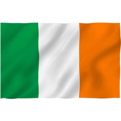 Ireland Flag 90x150cm Polyester Double Sides Printed Irish National Flags And Banners For Decoration Celebration Parade Sports