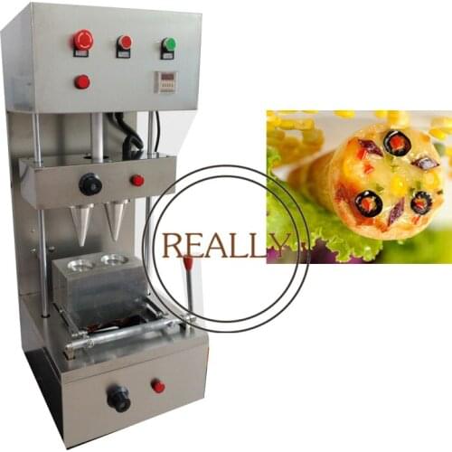 2 cones kono pizza cone maker forming machine pizza cone moulding making machine