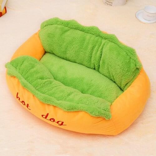 Hot Dog Bed Various Size Large Dog Lounger Bed Kennel Mat Soft Fiber Pet Dog Puppy Warm Soft Bed House Product for Dog and Cat