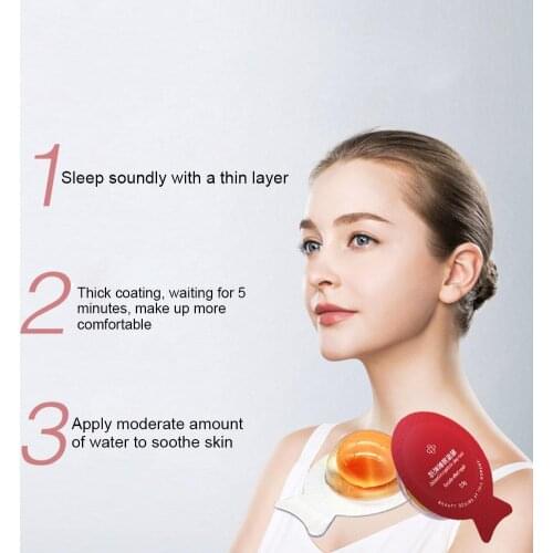 Little Egg Mask Sleep Mask Deep Moisturizing Hydrating Shrinking Skin Pores No-clean Face Care Oil Mask Control F4A8