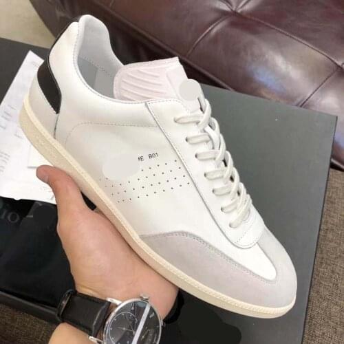 2020 New European Grand Prix Mens Leather Casual Shoes British Perforated Breathable Tourism Driving Comfortable Movement