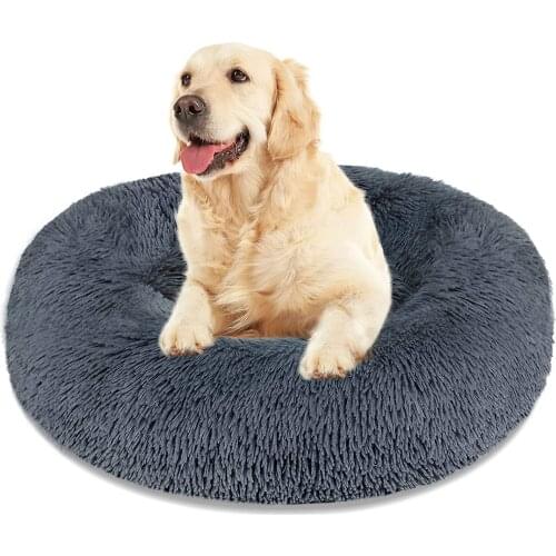 2021 Newly Cozy Dog Bed Large Pet Cat House Four Season Usage Waterproof Kennel Soft Fleece Nest Baskets Mat