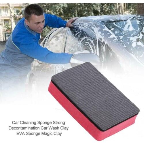 New Car Clay Bar Pad Sponge Block Cleaning Eraser Wax Polish Pad Tool Car Wash Sponge Sponges Cloths Brushes window