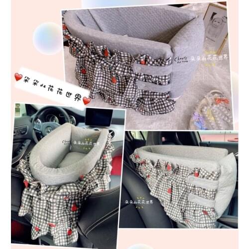 Pet car seat cover Dog car seat Original pet cat and kennel car seat cushion car seat fully removable and washable anti-dirty