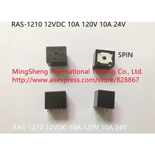 Original new 100% relay RAS-1210 12VDC 10A 120V 10A 24V