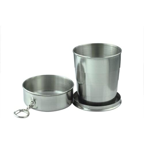 Folding Collapsible Cup 60ml/140ml/250ml Portable Camping Mug for Drinking Coffee Tea Traveling Telescopic Cup