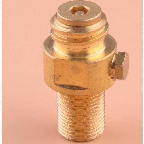 M18*1.5 TR21.4 Brass Thread Valve Adapter Connector High Quality Fit for Soda Stream Cylinder Maker CO2 Refill Tank