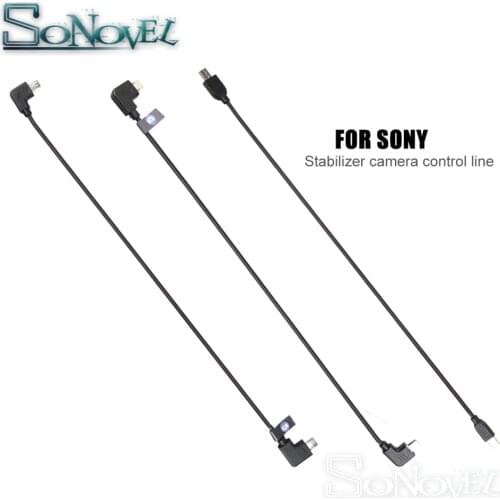 For Sony A6500 A6300 A9 A7R A7M3 to ZHIYUN Crane Plus/2/M Handheld Stabilizer Gimbal Accessories Connection Control Cables
