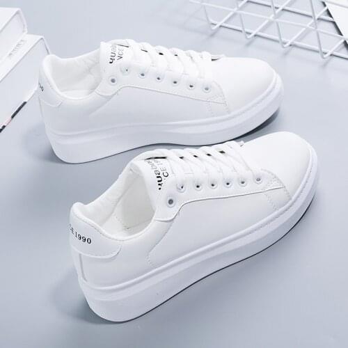 Womens Vulcanize Sneakers Shoes Fashion White Tenis Feminino Platform Flats Sport Casual Shoe For Woman 2021 Zapatillas Mujer