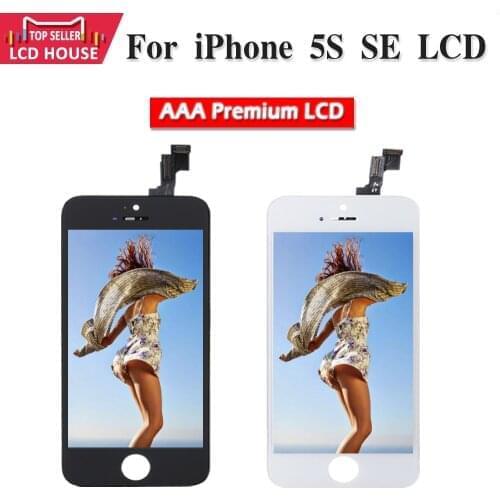 AAA A1723 3D LCD For iPhone 5S SE LCD Screen Touch Digitizer Replacement Pantalla LCD Screen No Dead Pixel+Tempered Glass+Tools