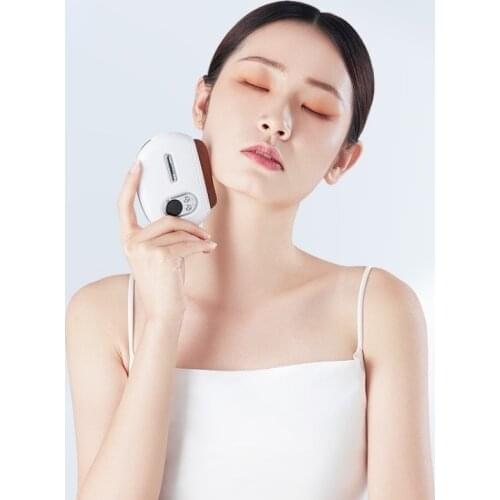 Zq Intelligent Facial Stone Scrapping Plate Massager Electric Gua Sha Scraping Massager Walking Tank Facial Meridian Brush