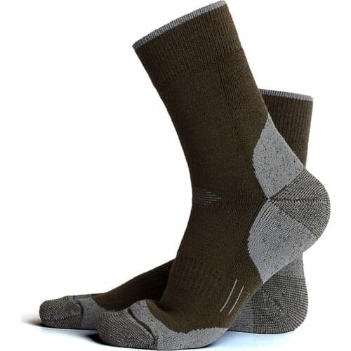 1 Pair Thermal Walking Socks Warm Comfortable for Long-distance Running Skiing Sports Socks Thickness Winter Climbing Socks