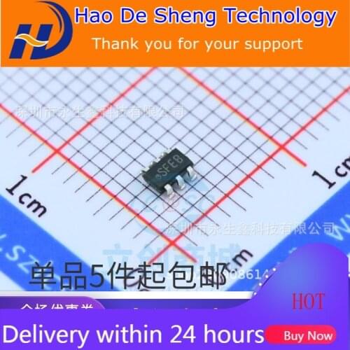 10PCS/LOT LM2734YMKX LM2734YMK Logo SFEB DC-DC Depressurize IC ADJ SOT23-6 New Original In Stock