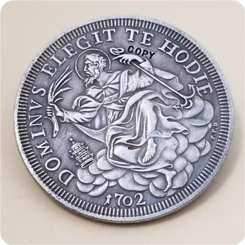 1702 Italy Papal States 1 Piastra - Clement XI COPY COIN FREE SHIPPING