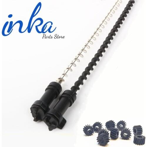 2PCS Toner Collection Coil Roller Toner Gear For Xerox DC2270 DC3370 DC3375 DC4470 DC4475 DC5570 Waste Toner Recycling Roller