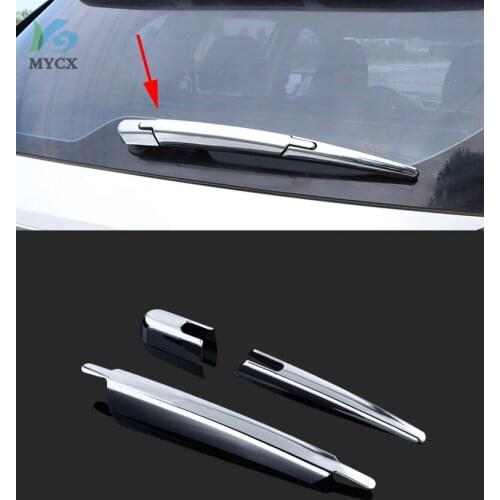 ABS! Rear Window Wiper Cover Trims for Nissan X-TRAIL Xtrail X Trail T32 car accessories 2014-2018 3PCS