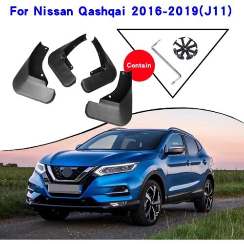 Car Fender Accessories For Nissan Qashqai J11 Accessories 2th Gen 2015-2019 Mudguards Splash Guards Fender Mudflaps Car Fender