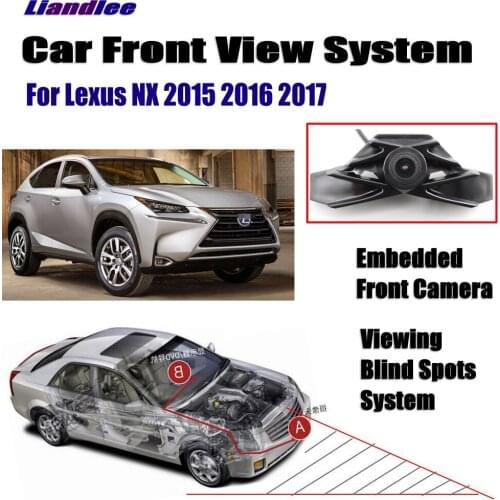 Car Front LOGO Grill Camera For Lexus NX 2015 2016 2017 Not Reverse Rearview Parking Camera Wide Angle