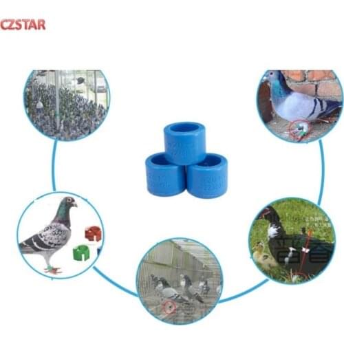RFID Animal Pigeon Chicken Bird Collar Tag programmable reusable animal rfid ring tag uhf for bird legs