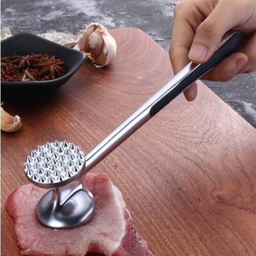 Zinc alloy meat hammer loose meat hammer pork steak hammer meat velvety tenderloin minced meat hammer creative kitchen tools