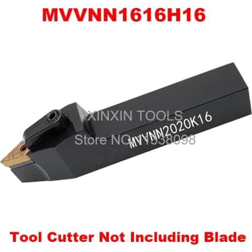 MVVNN1616H16 Turning Tool Holder, CNC tool holder, External turning tools,Lathe cutting tool for VNMG160404/08/12 Inserts Holder