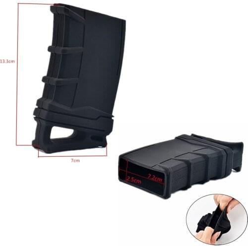 FIRECLUB Tactical Hunting Fast Magazine Bag for M4 Pouch Rubber Bag 5.56 Quick Pull Sleeve Holster Gun Accessories