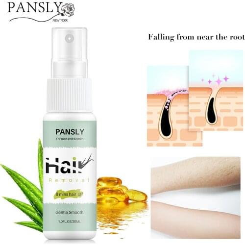 8 mins Painless Hair off Hair Removal Cream Bikini Intimate Legs Beard Body Armpit Facial Hair Remover Spray For Men Women