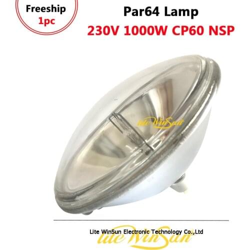 Litewinsune Par Can PAR 64 Lamp 1000w CP62 Medium Theater Studio Lamp Base GX16D CP60/CP61/CP62 220V 230V