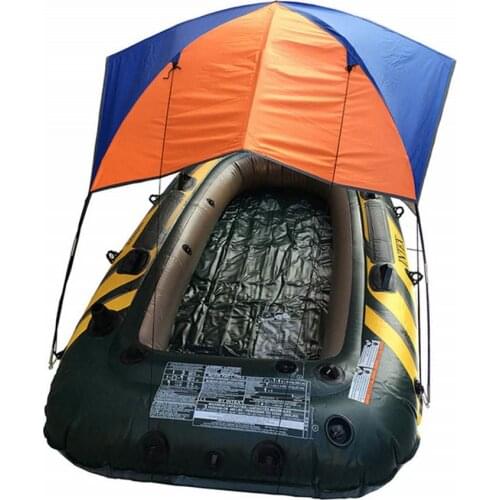 Inflatable Boat Tent For 4 People Boat Waterproof Rubber Boat Folding Awning For 4 People