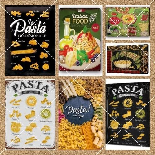 Nostalgic-Art Retro Tin Sign, Home & Country - Pasta Tradizionale - Kitchen Gift idea, Metal Plaque, Vintage Design for Decor