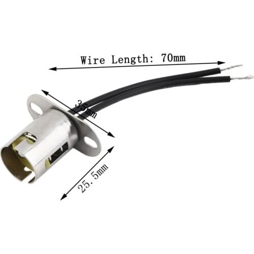 New 1Pc Car LED Light Bulb Socket Socket Xenon Auto Truck Connector Extension S25 1157 BA15D