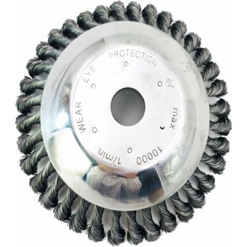 2019 NEWEST steel wire rust removal weeding tray Brush Cutter Blade Trimmer Metal Blades Trimmer Head Garden Grass Trimmer Head