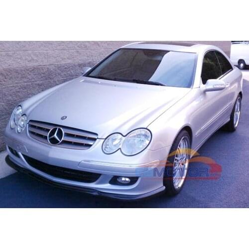 Home / For MERCEDES BENZ / W209 CLK / Real Carbon Fiber Front Bumper Lip Spoiler For Mercedes Benz W209 CLK350 Coupe 2006UP M064
