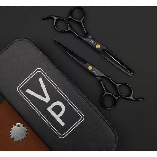Professional Hairdressing Haircut Scissors JP 440C 6'' Scissors For Barber Shop Cutting And Thinning Tools Salon Barbershop Set