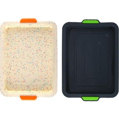 Silicone Cake Mold For Mousses Dessert Home Diy Rectangle Baking Pan Kitchen Bakeware Tools