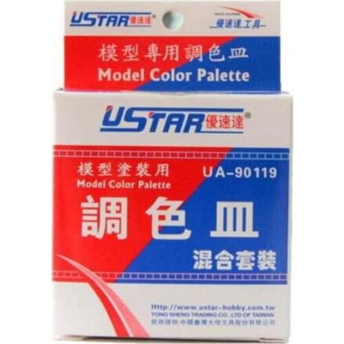 U-star Model with Color Plate Palette Model Hobby Painting Color Palette Tools Accessory UA-90019/UA-90020/UA-90020A/UA-90119