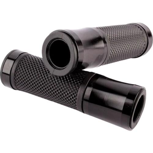 Universal 7/8" 22MM CNC Motorcycle handlebar grip handle bar Motorbike handlebar grips black