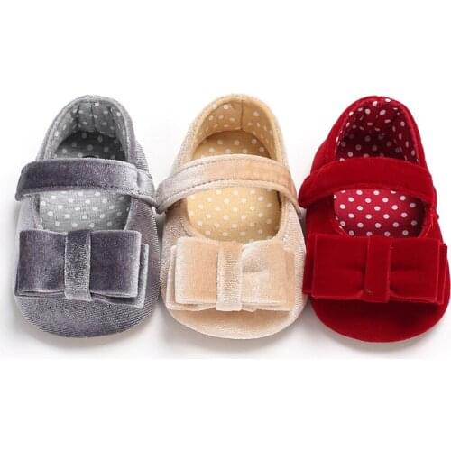 Spring and Autumn 0-1 autumn and summer models female baby princess shoes rubber bottom non-slip baby toddler shoes