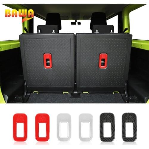 BAWA Interior Mouldings For Suzuki Jimny 2019+ Car Safety Seat Fixing Buckle Cover Stickers Accessories For Suzuki Jimny 2020