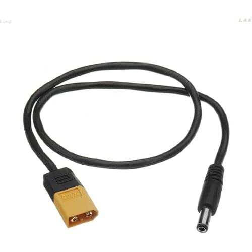 XT60 Male Bullet Connector To Male DC DC5525 Power Cable 5.5x2.5mm Adaptor For TS100 Electronic Soldering Iron