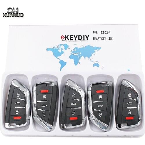 5pc/lot Universal ZB02-3/ZB02-4 KD Smart Key Remote for KD-X2 KD900 Mini KD Car Key Remote Replacement Fit More than 2000 Models