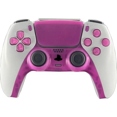 R91A DIY Gamepad Parts for PS5 Game Controller Replacement Decorative Strip Touch Pad Cover Buttons for playstation 5