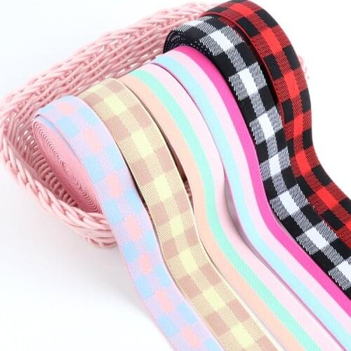 Elastic Bands 25mm Multirole Rubber Band Camouflage Lattice Stripe Elastic Ribbon Sewing Material For Shorts Skirt Trouse 1meter