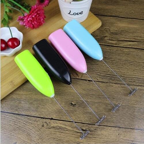1pc Milk Drink Coffee Whisk Mixer Electric Egg Beater Frother Foamer Mini Handle Stirrer Practical Kitchen Cooking Tool