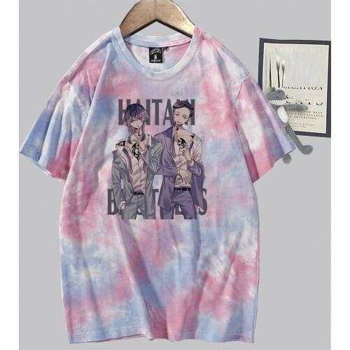 Tokyo Revengers Print T-Shirt Harajuku Anime Haitani Ran Haitani Rindo Street Style T-shirt Clothes Hip Hop Tops Tees